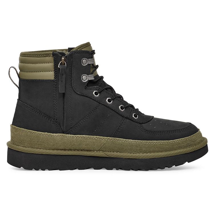 UGG Highland Comfortable Warm Short Mid-Calf Outdoor Boots Men Boots Black Green 1122170-BBONB
