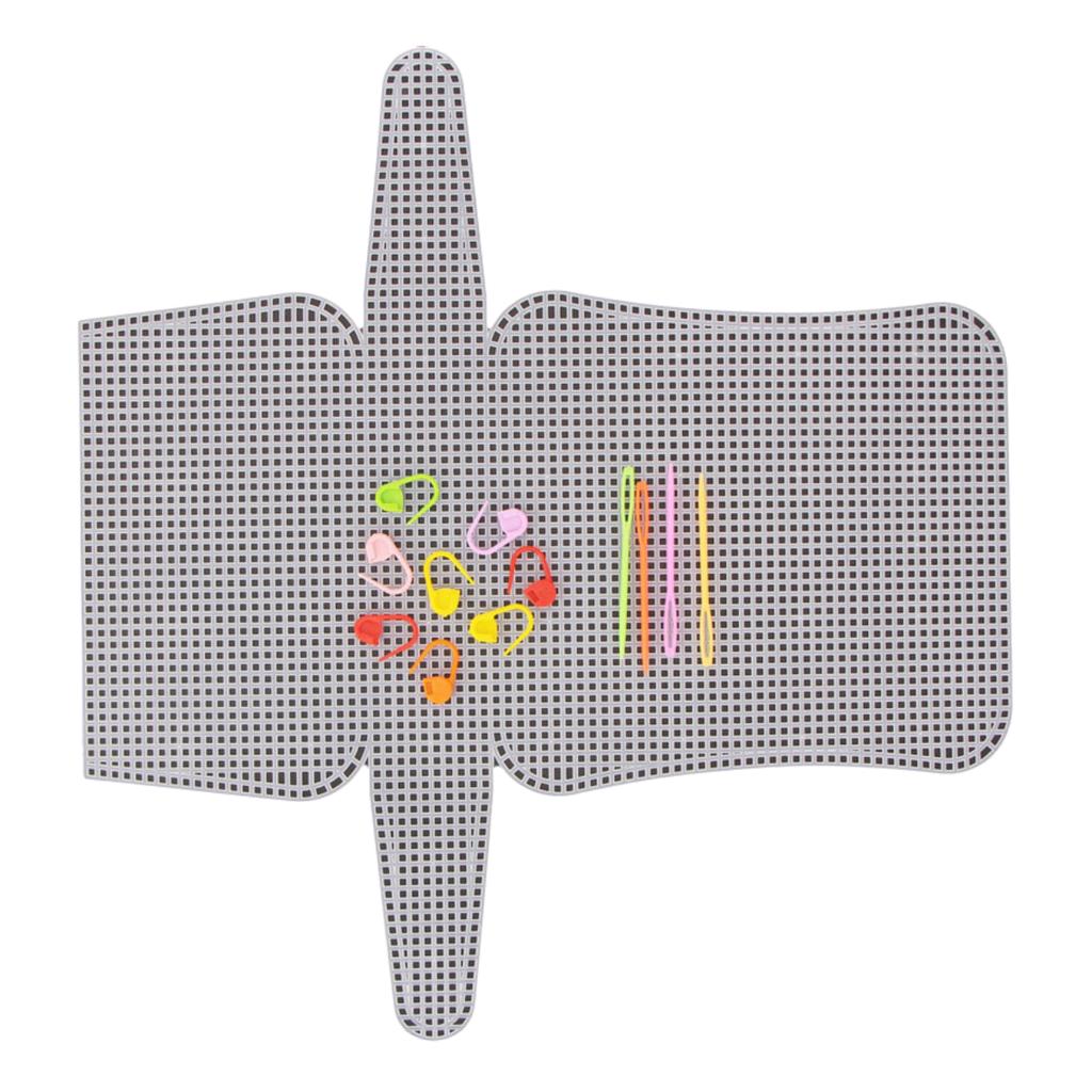 Multipurpose Acrylic Mesh Canvas Sheets Set for Embroidery and Knitting Crossbody Bag Purse Making Craft Accessories