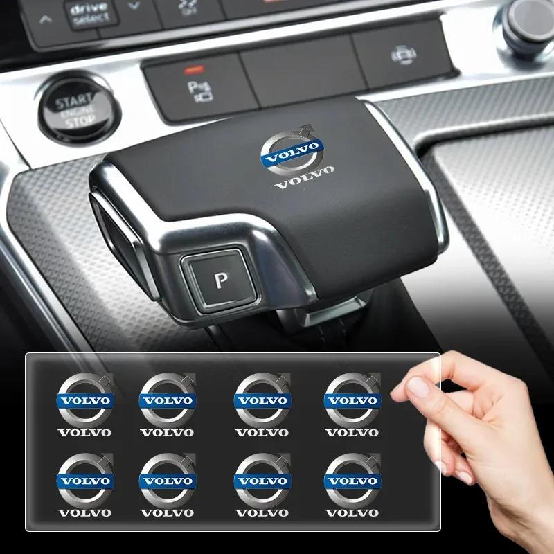 Car logo Sticker Central control Decals For Volvo AWD C30 C70 S40 S60 S80 S90 T6 V40 V50 V60 V70 V90 XC40 XC60 XC70 XC90 auto