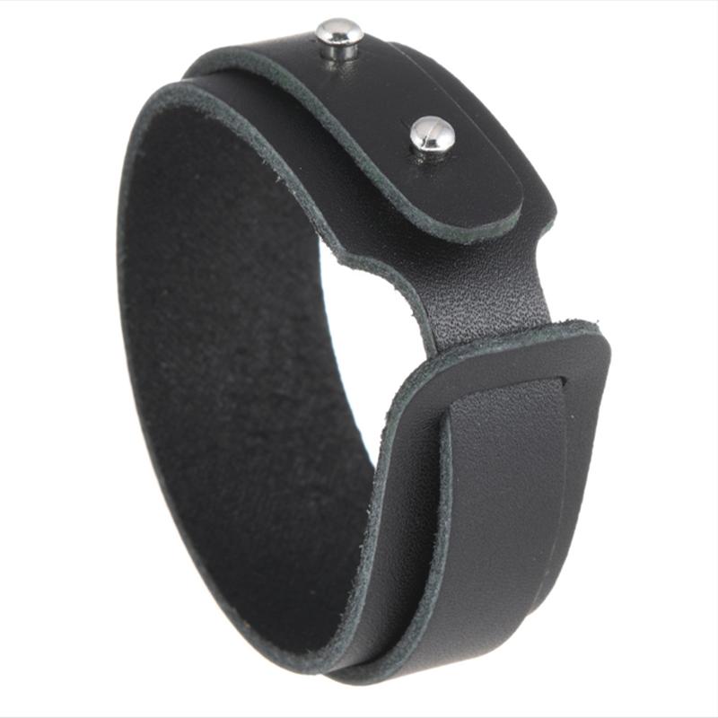 Trend Jewelry Vintage Handmade Weave Genuine Leather Bracelet Men Personalized Cuff Wide Leather Bracelet Pulsera Hombre
