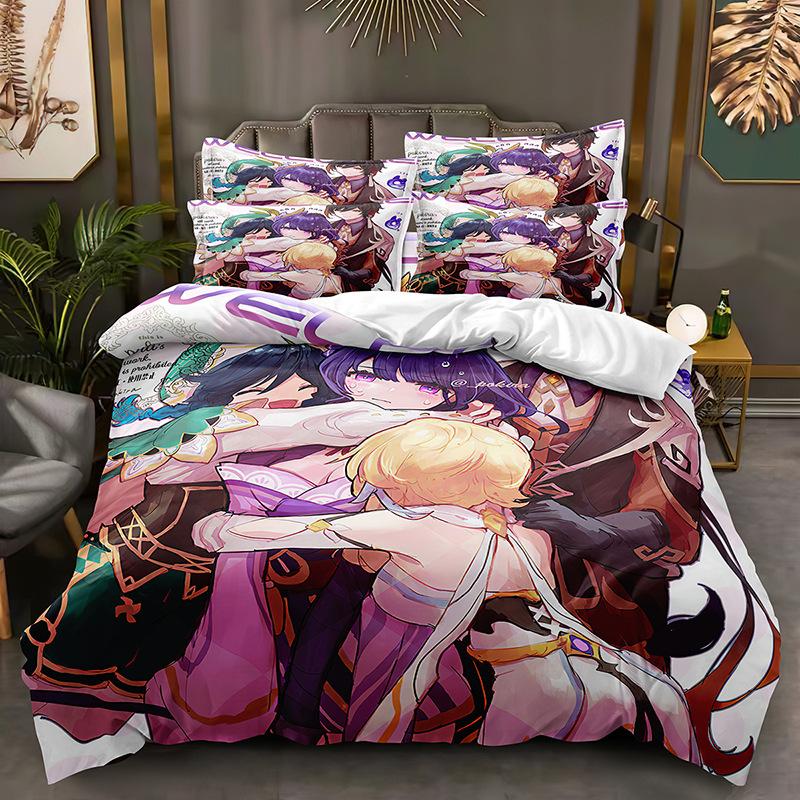 

Модная технология, постельное белье с 3D цифровой печатью, пододеяльники, наволочки 70 * 133Cm two-piece set