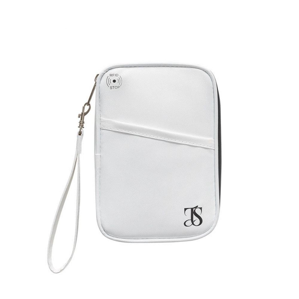 

RFID Antimagnetic RFID Blocking Wallet Anti-theft Credit Card Holder Travel Accessories S белый