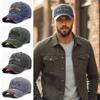 Washed Cotton Embroidered Baseball Cap Distressed Streetwear Sunscreen Hats  For Man Women Unisex