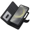 For Samsung Galaxy S24+ Wallet Case Compatible with MagSafe Anti-Drop Detachable PU Leather Phone Cover