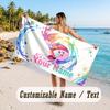 Personalized Beach Towel,Kirby Custom Printed Name Text, Super Absorbent Towel For Beach Vacation