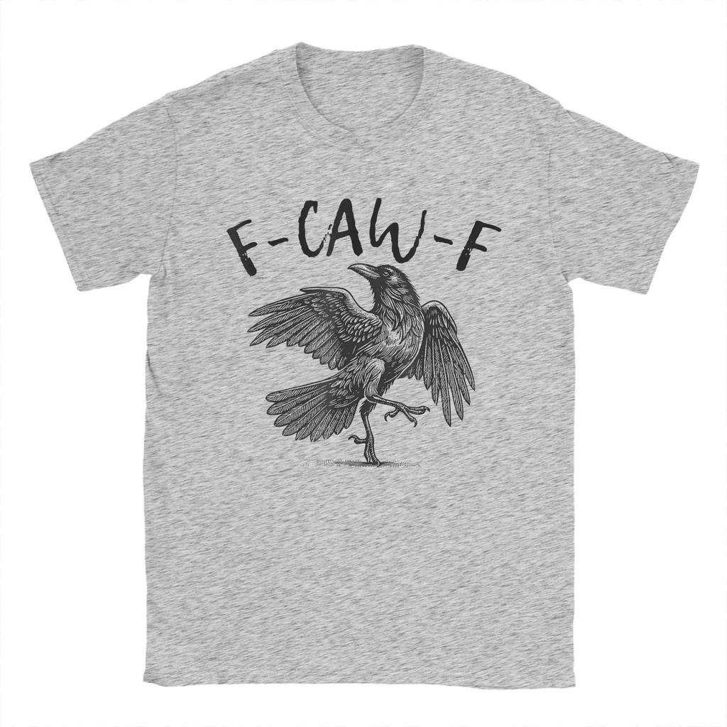 Black Crow Fcawf Funny Black Bird T Shirt Beach Fashion T Shirts Unisex Cotton Breathable Oversize Tees Short Sleeve Retro Tshirt