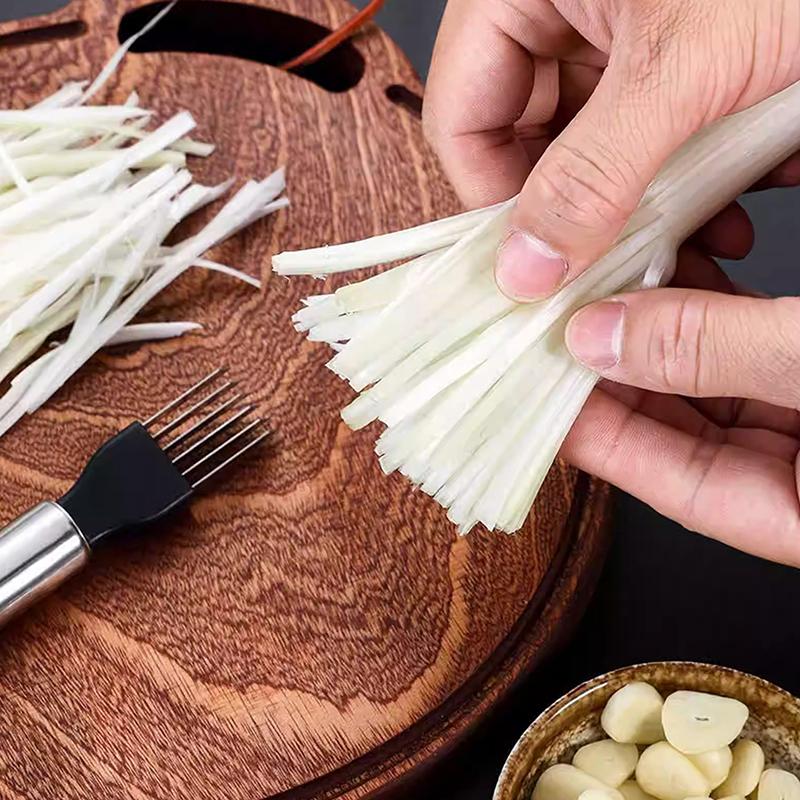 Chopped Green Onion Knife Onion Knife Vegetable Shredders Slicer Multi-Slicer Vegetable Tools Multifunctional Stainless Steel 1pcs