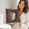 Toilet Cushion for Commode Chair, Leather Thick Pad for Adults and Elderly, Bathroom Accessory