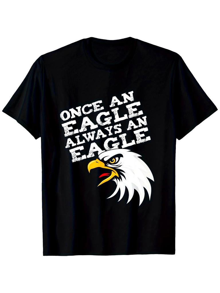 This T-Shirt Featuring The 'Once A Eagle Always A Eagle' School Spirit Mascot Is Perfect for . It'S