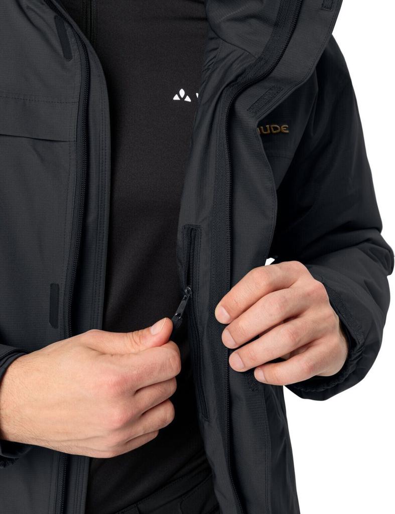 Куртка VAUDE Мужская куртка Escape Padded Parka черная/оливковая