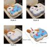 Non-slip Cooling  Seat Cushion Cartoon Back Support Pillow Cute Seat Pad  Sofa