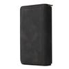 For Google Pixel 8 Zipper Wallet Case with 15 Card Slots and Strap Leather Phone Cover