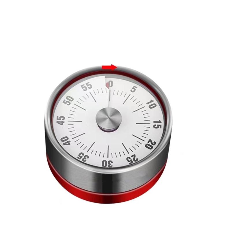 Magnetic Stainless Steel Countdown Timer: Kitchen & Student Time Management Tool with Alarm.