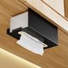 Punch-Free Wall-Mounted Tissue Rack Moisture-proof Napkin Storage Holder  Under Cabinet
