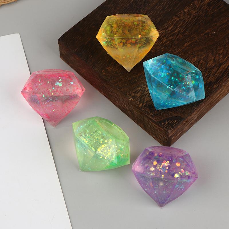 Slow Rise Squishy Tabas Fidget Toys Anti-Stress Toys Gel Ice Cube Square With Decompression Vents Sensory For Adults And Kids