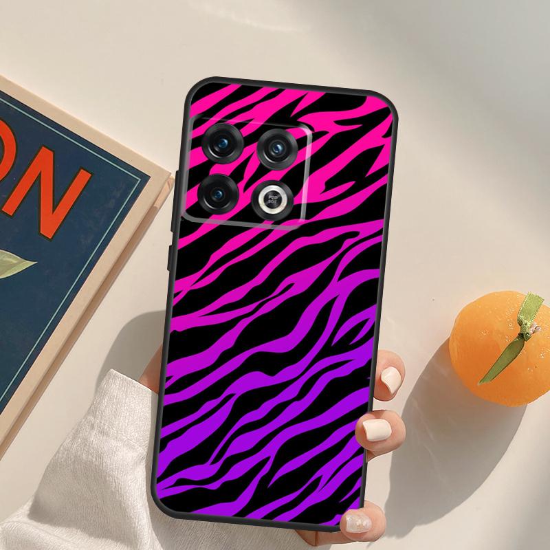 Zebra Skin Print Case For OnePlus Nord 5 CE 2 3 4 Lite N20 N30 OnePlus 15 13 12 11 13T 10T 10R 12R 13R Cover