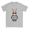Vintage  Funny Six Seven Rabbit Bunny Sunglasses Easter TShirt for Unisex Round Neck Cotton T Shirts  Short Sleeve Tee Shirt