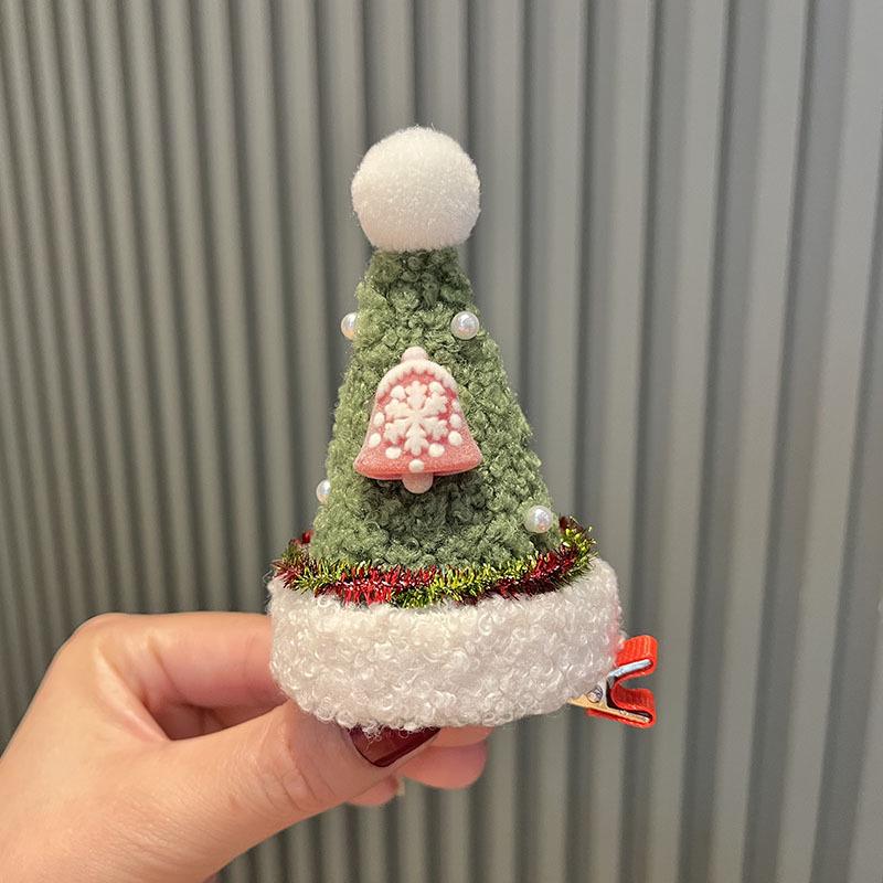 2024 Weihnachtsfest Promi Kinder Haarnadel – Baby Urlaub Hut Haar Zubehör