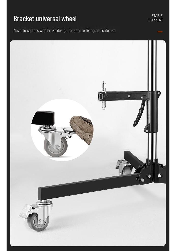 Gun Handle Multi-Functional Photography Light Stand for Studio and Live Broadcast