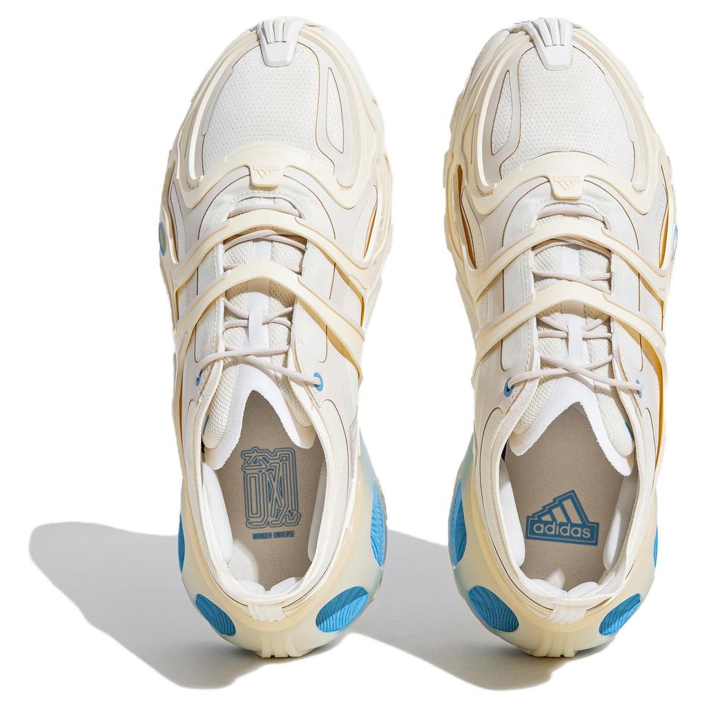 Adidas Wonder Runner Pro Cushioning Non-Slip Low-Top Running Shoes Unisex Running Shoes Off-White Blue IF1707