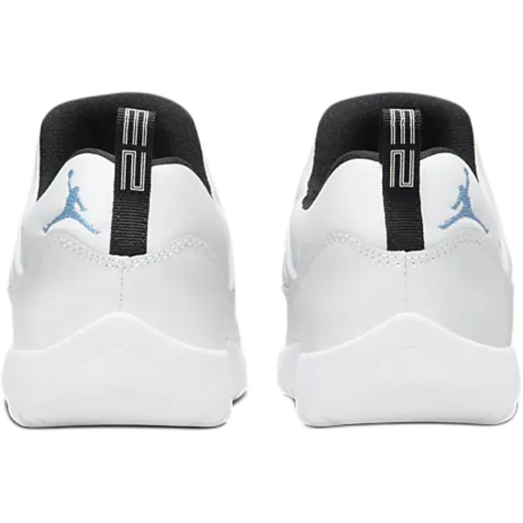 Air Jordan 11 Retro Little Flex PS Legend Blue / Columbia 2024 Kids Sneakers White Black BQ7101-104