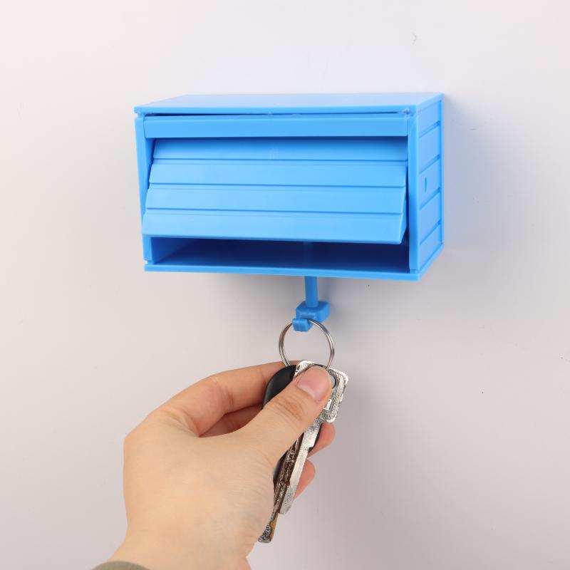 Car Garage Key Holder With Opening Door Key Holder For Wall Fun 3D Printed Key Organizer Wall Mount Easy Installation Key Rack