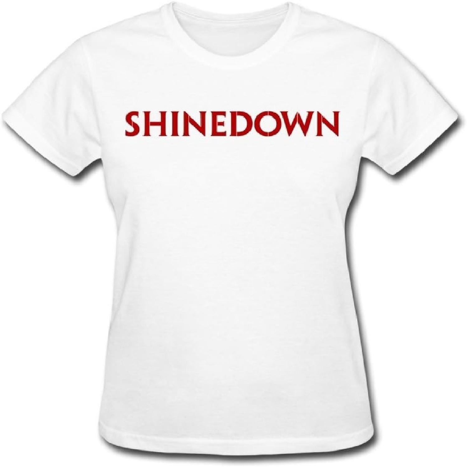 Women s Shinedown Band Logo T-Shirt White XXXXXL белый