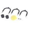 3PCS   Putting Gates Aluminum Alloy 3 Different Size Portable   Putting Arch Practice Training Aid with Storage Bag for Indoor Outdoor