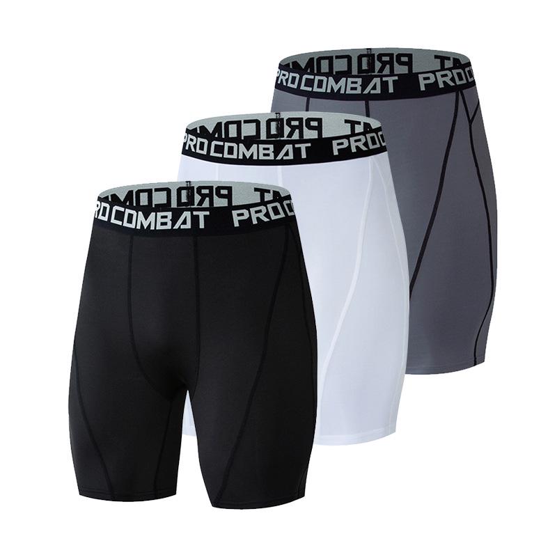 Men's Quick-Dry Breathable Fitness Shorts - High-Elastic Sports & Cycling Gear
