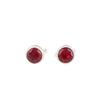 Pink Rubellite Gemstone 925 Sterling Silver Handcrafted Men Suit Cufflinks 0.50" CL-4-7