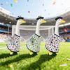 Fußball-Gans-Outfit für 23 Zoll Porzellan-Gans-Statue Fußball-Spieltag Gans Kleidung und Hut Set für Außenbereich Terrasse Rasen Hof Dekoration