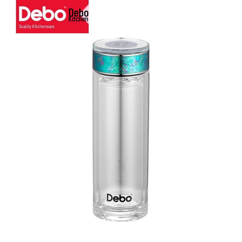 Debao Kingsley Temperature Display Double-Layer Glass Cup