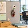Mini Ceramic Vase Refrigerator Magnet, 3D Chinese Style Flower Vase Fridge Magnet, Home Office Kitchen Locker Decoration Magnet
