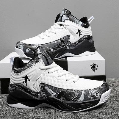 Zapatillas de baloncesto transpirables de malla para niños, para primavera y verano, para entrenamiento deportivo profesional para estudiantes, antideslizantes y resistentes al desgaste