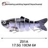 Simulated Multi-section Fish 10cm-6-6 Sections Luya Bait, Hard Bait, Fake Bait