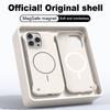Luxury Frameless Slim for Magsafe Phone Case For iPhone 16E 15 Pro 14 Pro Max 13 12 Wireless Charge Shockproof Magnetic Hard PC Bumper Cover
