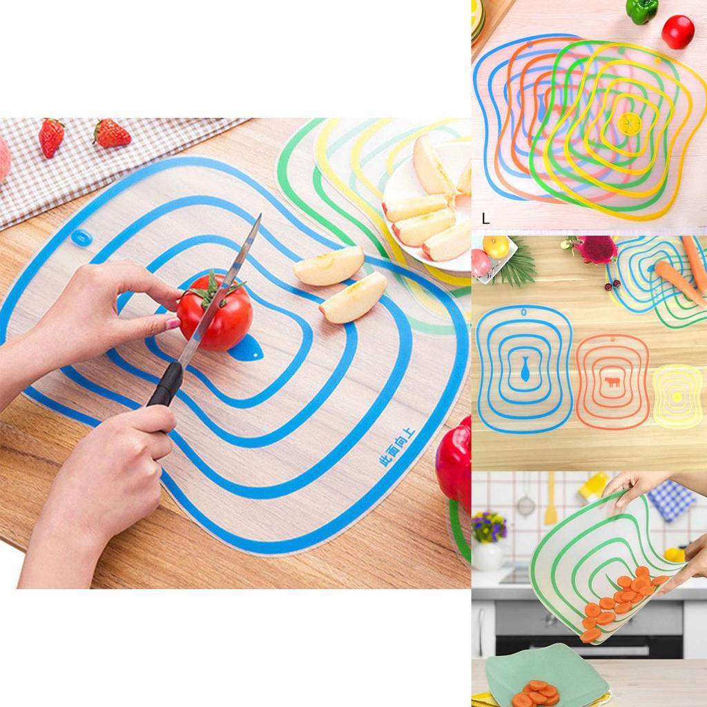 Nice Plastic Chopping Board Non-slip Frosted Kitchen Cutting Board Kitchen Tool
