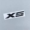3D ABS Black Chrome Car Letters Rear Trunk Emblem Badge X1 X2 X3 X4 X5 X6 X7 Logo
