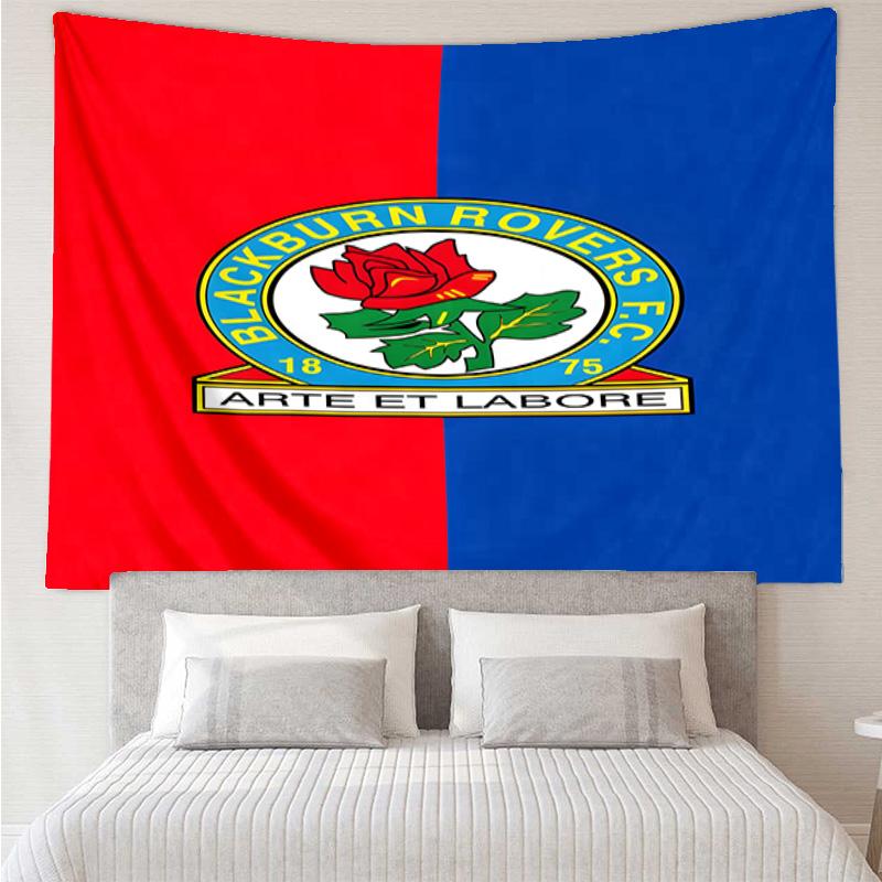 1PC Rovers Crest Football Club Printed Tapestry Room Decoration Wall Hanging for Living Room Bedroom, dormitory, Birthday and Christmas gifts