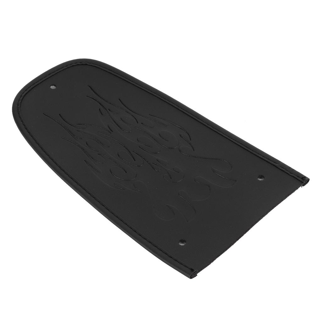 Motorcycle Bib Cover Artificial Leather Decorative Pad Flame Pattern Fit for XL 883 1200 48