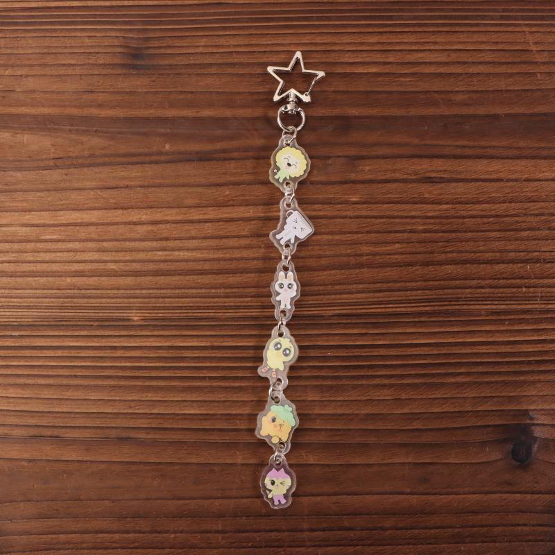

2025 Аниме Акриловый Kpop Брелок Аксессуары Мультяшный Кулон Милый Креативный Шарм для Сумки Брелок для Ключей Автомобиля Подарки для Друзей и Фанатов