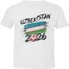 Tutiinca Uzbekistan Inspired Soccer Graphic - 2026 World Fans Toddler T-Shirt