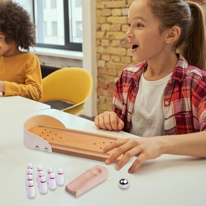 Bordsbowlingspel - Bärbart - Trä - Blandat - 295x100 mm