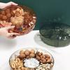 Home Fruit Bowl for Living Room Coffee Table Multi-Use Snack Plate Storage Container for Dried Fruits Sunflower Seeds Candies