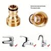 20mm Faucet Adapter Water Outlet Tools Snap-On Type Washing Machine Interface 4/6 Point Universal Water Inlet Pipe Accessories