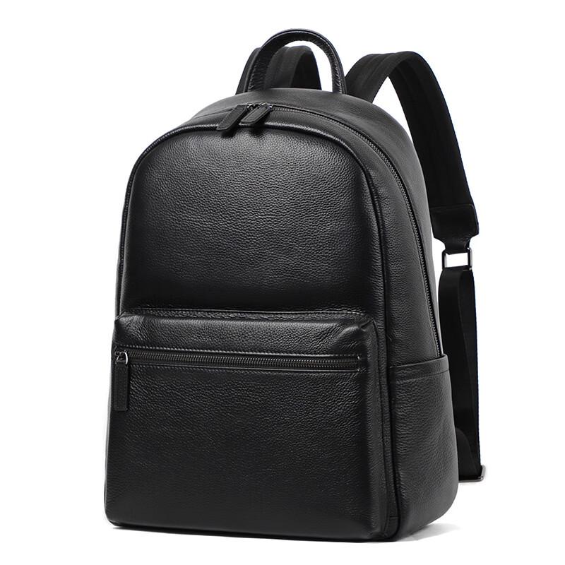 Lishen Casual Leather Business Travel Backpack