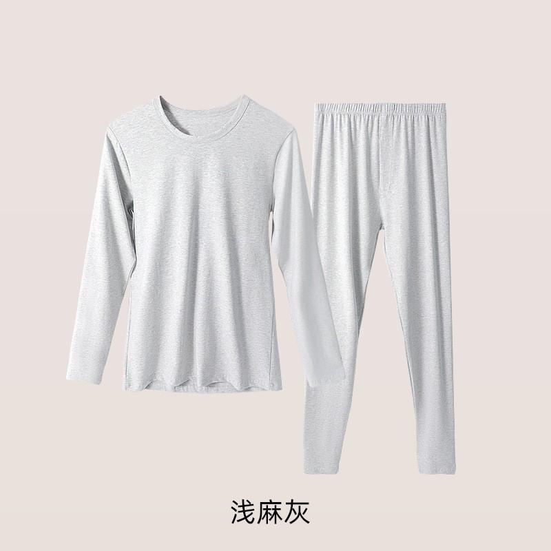 Womens 95% Cotton Thermal Underwear Set Long Sleeve Round Neck Base Layer Top Pants A-Grade Antibacterial Warm