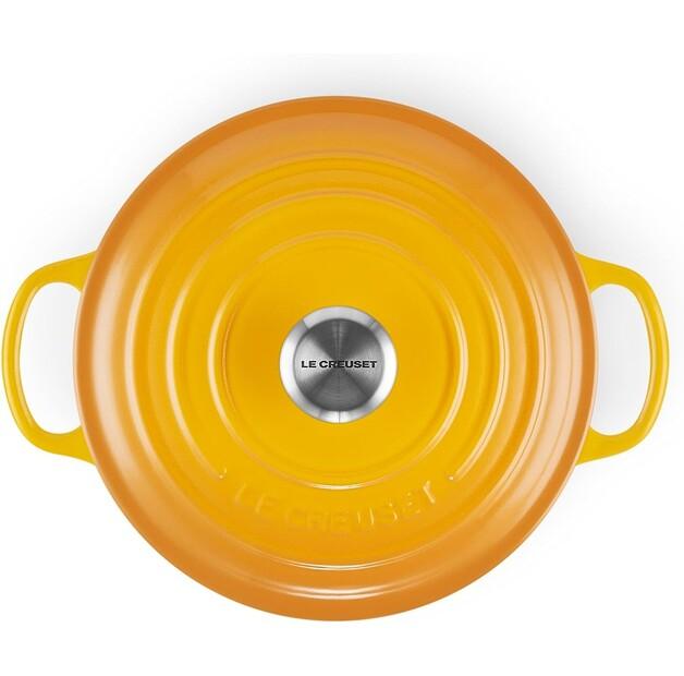 Чугунная жаровня Le Creuset Signature круглая 20 см нектар 2,4 л (21177206724430)
