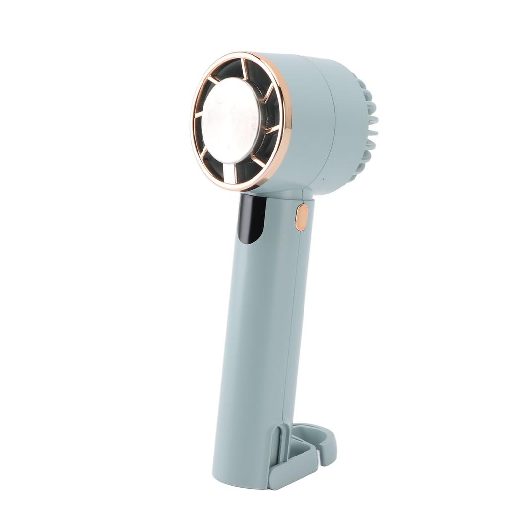 Mini Portable Fan Handheld Semiconductor Cooling Fan 3 Speed Small Desk Fan USB Rechargeable for