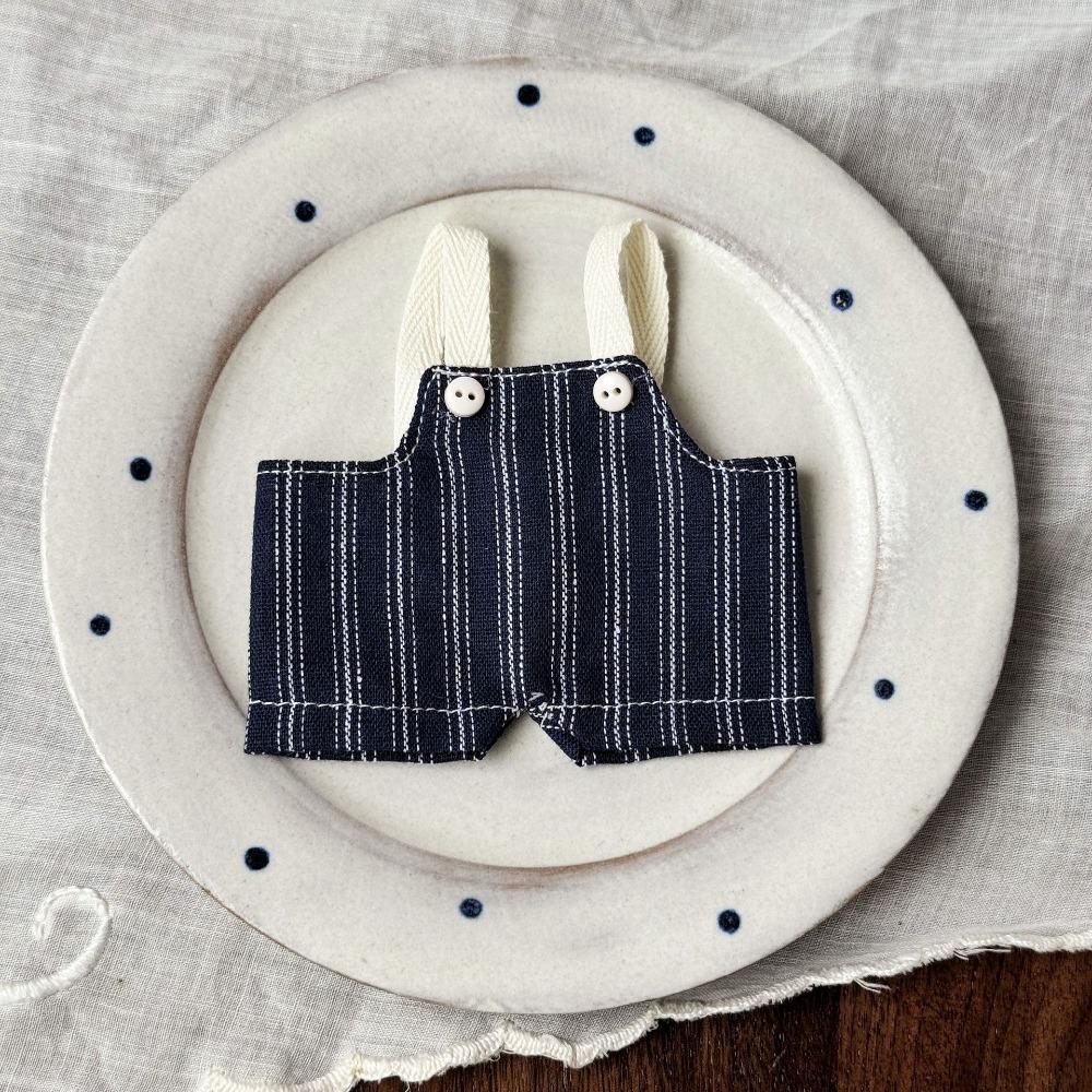 

DIY for Labubu Overalls Handmade For Labubu Clothes Matching Fashion Doll Clothing Birthday Gifts темно-синього кольору